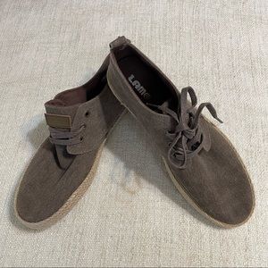 Lam Mens Lace Up Canvas Shoes